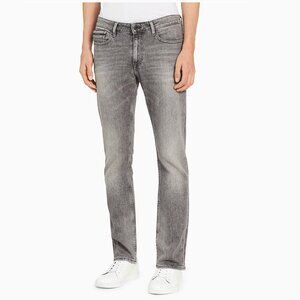 Calvin Klein Jeans Medium Wash Rinse Slim Straight Leg Fit Denim Jean Pant 32x30